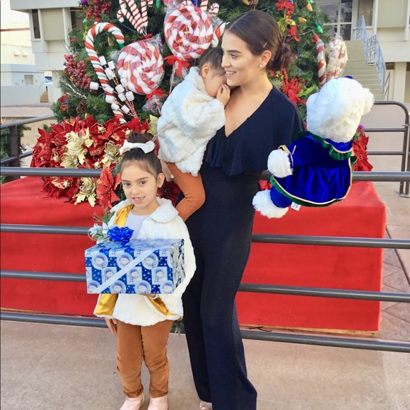 Jumpsuit Royal Blue Shimmer-LAST ONE-CLEARANCE - Picture 5 of 6